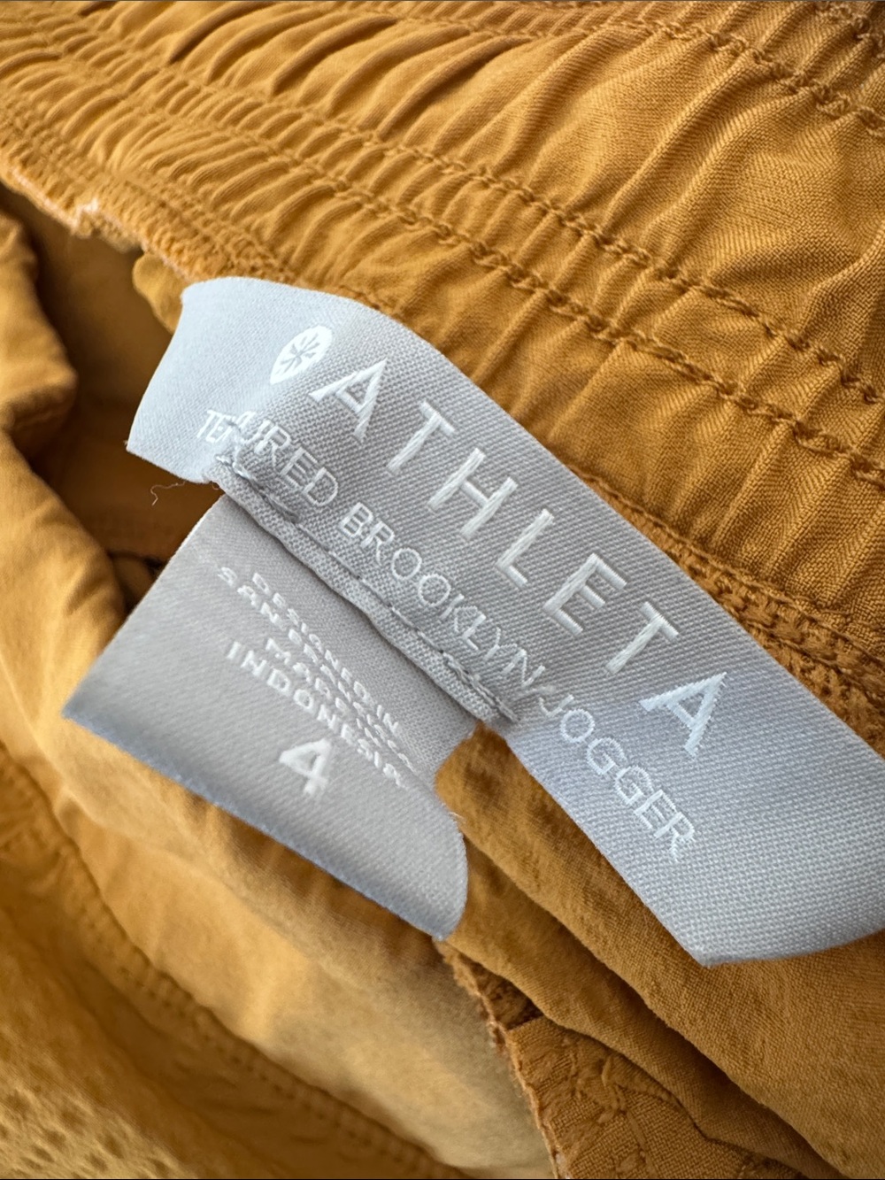 Athleta Textured Brooklyn Jogger Pants Women’s 4 Light Stretch Comfort - Picture 6 of 8